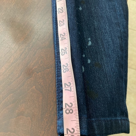 White House Black Market Jeggings Size Medium Paint Distressed - Picture 7 of 10